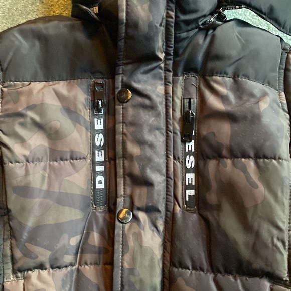 Diesel Kids winter coat - camo - Picture 2 of 9